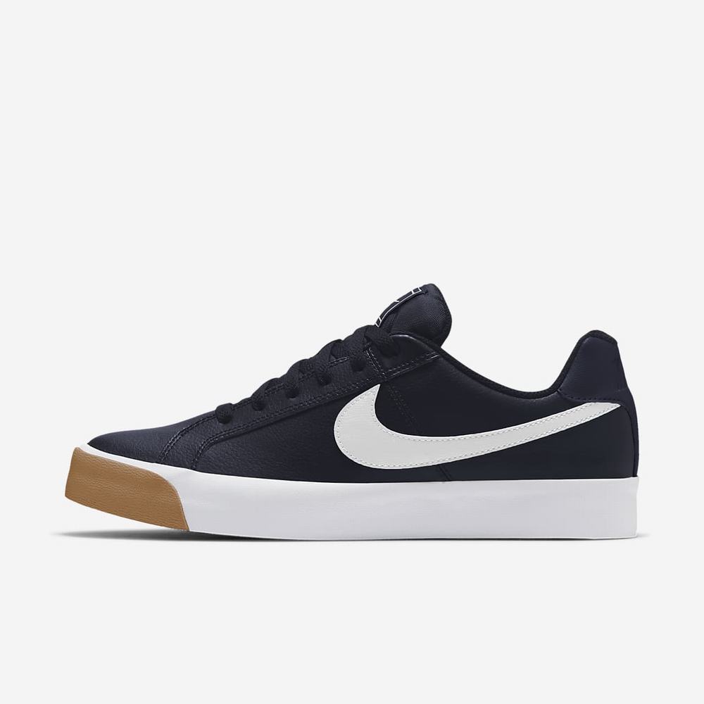 Sneakers Nike NikeCourt Royale AC Bleu Marine 8936-125 Obsidian/Gum Medium Brown/White Homme | IEK-61795232